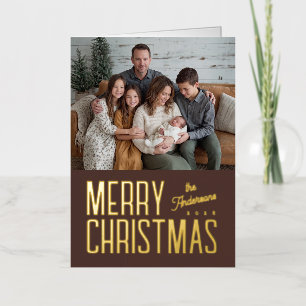 Frohe Weihnachten Modern Family Foto - Braun