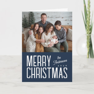 Frohe Weihnachten Modern Family Foto - Navy