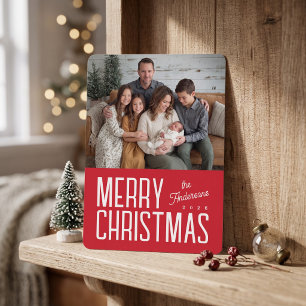 Frohe Weihnachten Modern Family Foto - Rot