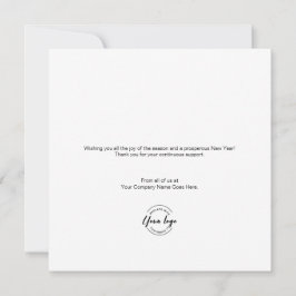 Frohe Weihnachten Modern Green Wreath Custom Logo