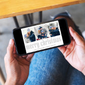 Frohe Weihnachten Modern Simple Mistletoe 3 Foto