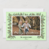 Frohe Weihnachten Moderne 1 Familienbeere Akzent F (Vorderseite)