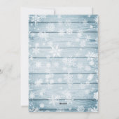 Frohe Weihnachten Moderne 3 FOTO Gruß (Rückseite)