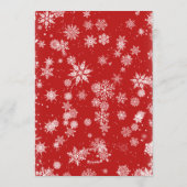 Frohe Weihnachten Moderne 3 FOTO Gruß (Rückseite)