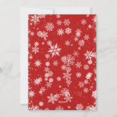 Frohe Weihnachten Moderne 3 FOTO Gruß (Rückseite)