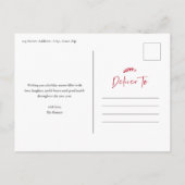 Frohe Weihnachten Moderne 5 Foto Collage (Rückseite)