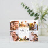 Frohe Weihnachten Moderne 6 Foto Collage (Stehend Vorderseite)