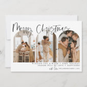 Frohe Weihnachten Moderne Arch Foto Holiday Cards (Vorderseite)