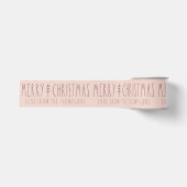 Frohe Weihnachten Moderne Bäume Personalisierter N Ripsband (Vorderseite)