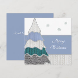 Frohe Weihnachten Moderne blaue Textur Tree