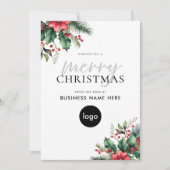 Frohe Weihnachten Moderne Blumenwirtschaft (Vorderseite)