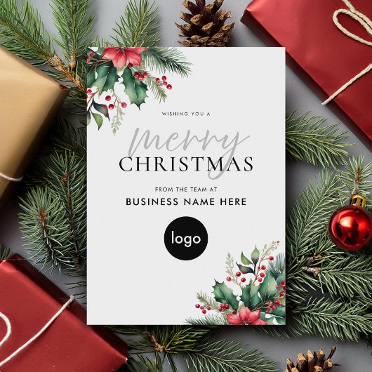 Frohe Weihnachten Moderne Blumenwirtschaft