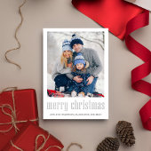 Frohe Weihnachten Moderne einfache Mistletoe Elega