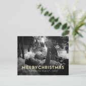 Frohe Weihnachten Moderne einfache Typografie (Stehend Vorderseite)