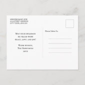 Frohe Weihnachten Moderne Elegant Stilvolles Foto (Rückseite)