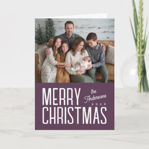 Frohe Weihnachten Moderne Familie Foto - Pflaume