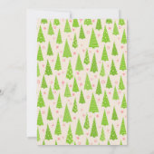 Frohe Weihnachten Moderne Fotokarte Einladung (Rückseite)