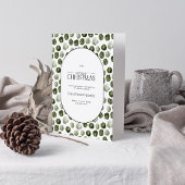 Frohe Weihnachten Moderne Grüne Punkte Foto