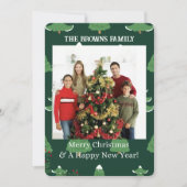 Frohe Weihnachten Moderne Ihr Foto Collage Flat (Vorderseite)