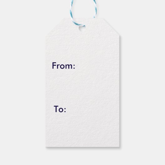 Frohe Weihnachten Moderne individuell anpassbar Geschenkanhänger (Rückseite)