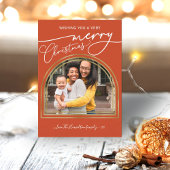 Frohe Weihnachten Moderne Kalligraphie Arch Frame