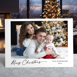 Frohe Weihnachten Moderne Kalligraphie Elegantes F