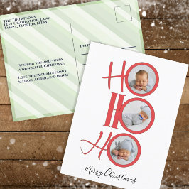 Frohe Weihnachten Moderne Santa Niedliche Typograf