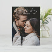 Frohe Weihnachten Moderne Scripting Minimalismus (Stehend Vorderseite)