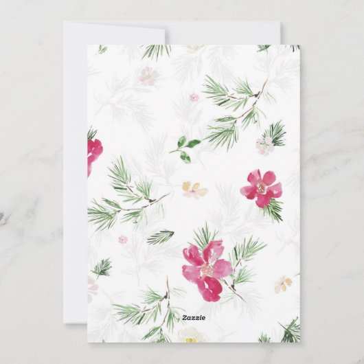 Frohe Weihnachten Moderne Scripting Minimalismus (Rückseite)