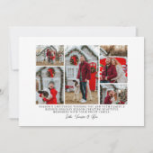 Frohe Weihnachten Moderne Typografie Vollbild (Rückseite)