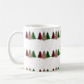 Frohe Weihnachten Moderne und Elegant Kaffeetasse (Links)