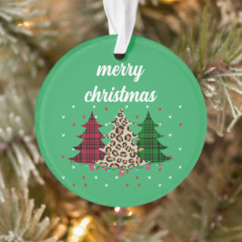 Frohe Weihnachten Moderne und Elegant Ornament