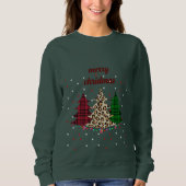 Frohe Weihnachten Moderne und Elegant Sweatshirt (Vorderseite)