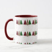 Frohe Weihnachten Moderne und Elegant Tasse (Links)