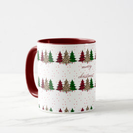 Frohe Weihnachten Moderne und Elegant Tasse