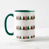 Frohe Weihnachten Moderne und Elegant Tasse (Links)