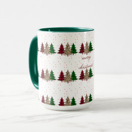 Frohe Weihnachten Moderne und Elegant Tasse