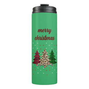 Frohe Weihnachten Moderne und Elegant Thermosbecher