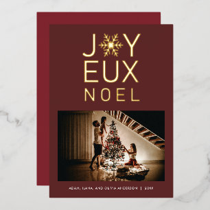 Frohe Weihnachten Moderne und elegante Folien-Feie Folieneinladung