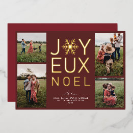 Frohe Weihnachten moderne und elegante Folien-Weih Folieneinladung
