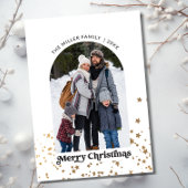 Frohe Weihnachten Moderne Vier-Foto Collage