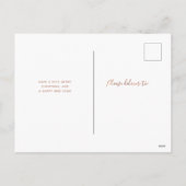 Frohe Weihnachten | Moderne vier FotoCollage (Rückseite)