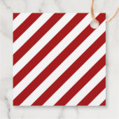 Frohe Weihnachten, moderne Weihnachtsgeschenk-Tag Geschenkanhänger (Rückseite)