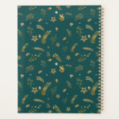 Frohe Weihnachten | Moderne, weiße vier FotoCollag Planer (Rückseite)