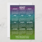 Frohe Weihnachten Moderner Abstrakter Kalender (Vorderseite)