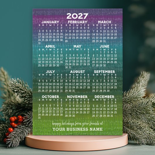 Frohe Weihnachten Moderner Abstrakter Kalender