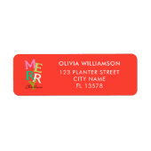 Frohe Weihnachten Moderner Urlaub (Vorne)