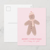 Frohe Weihnachten Moderner Weihnachtsmann aus Lebk (Vorne/Hinten)