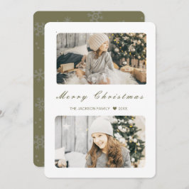 Frohe Weihnachten Modernes 2-Foto