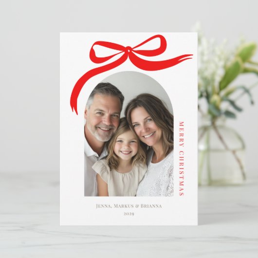 Frohe Weihnachten Modernes Arch Holiday Design (Stehend Vorderseite)